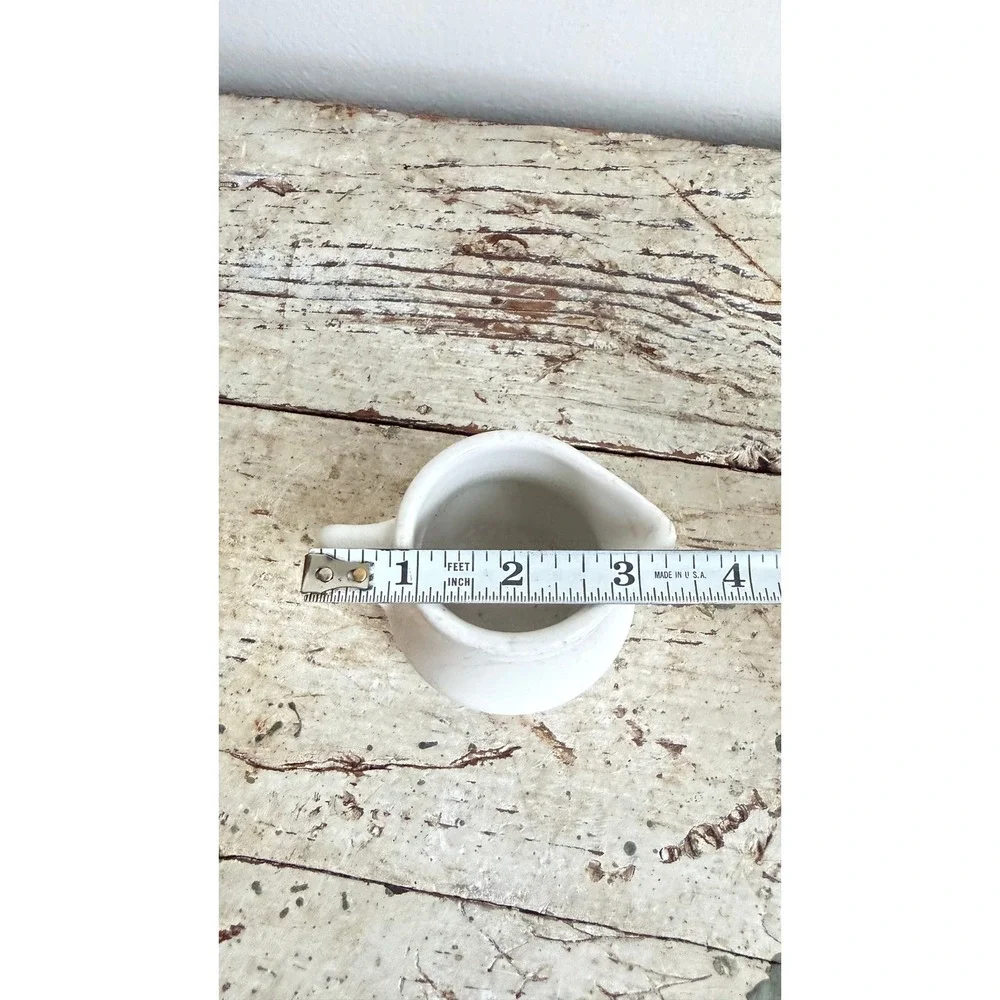 Vintage Homer Laughlin Best China White Ceramic Creamer Pitcher USA CSGC
